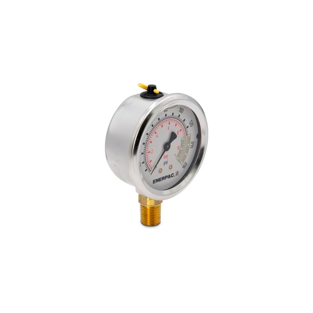 ENERPAC MANOMETRO HID 2.5"    160PSI MONT INF GLICER G2510L
