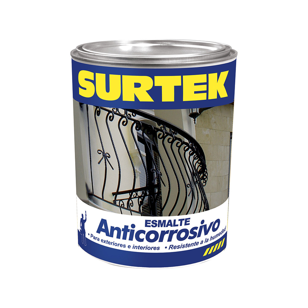 SURTEK ESMALTE ANTICORR NEGRO 250ML