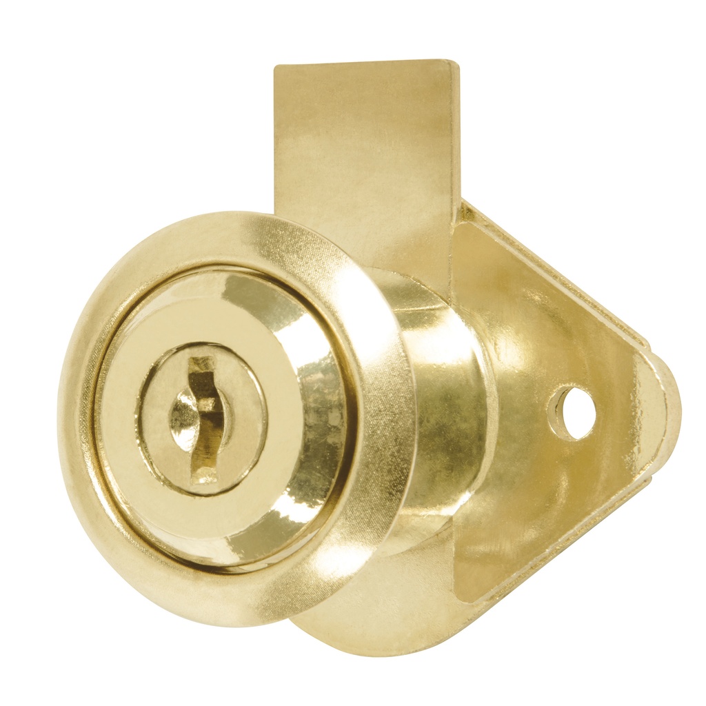 HERMEX CERRADURA CM-21L-P P/MUEBLE ACCION VERTICAL LATON