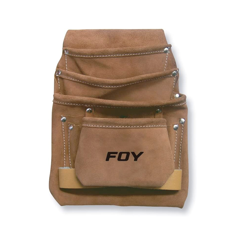 FOY PORTAHERRAMIENTAS 143212 4 COMPARTIMENTOS CUERO