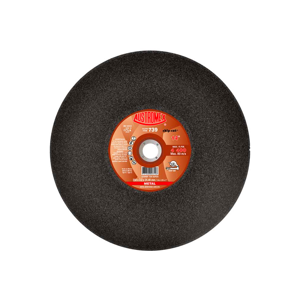 AUSTROMEX DISCO P/CORTE       METAL 14X1/8X1 739