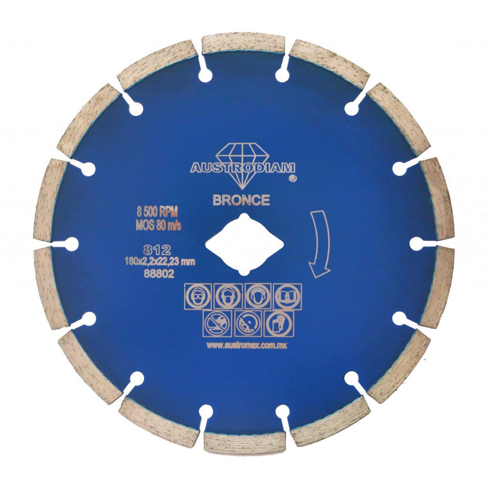 AUSTROMEX DISCO DIAM SEG/BRONCE 7X09X10812