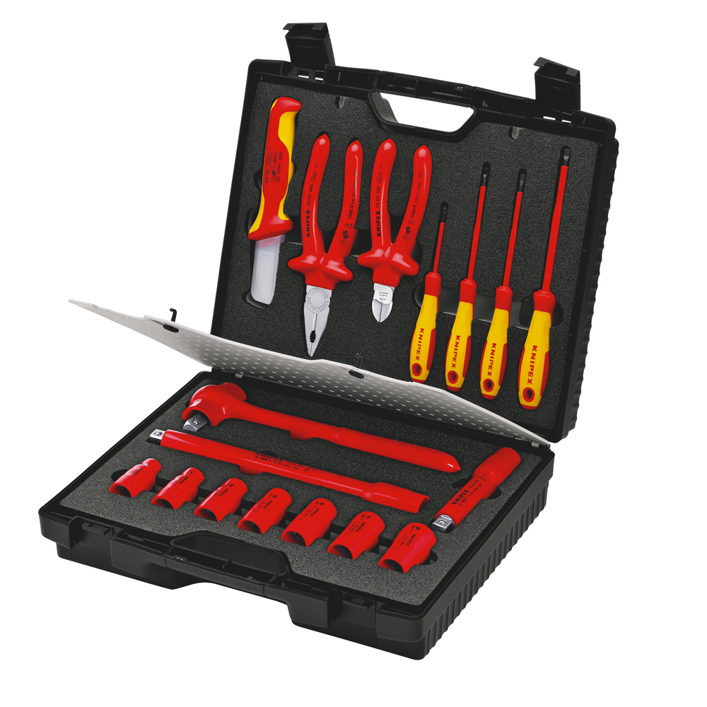 KNIPEX MALETA COMPACTA C/17   PZS HTA. COMPACTA 98 99 11