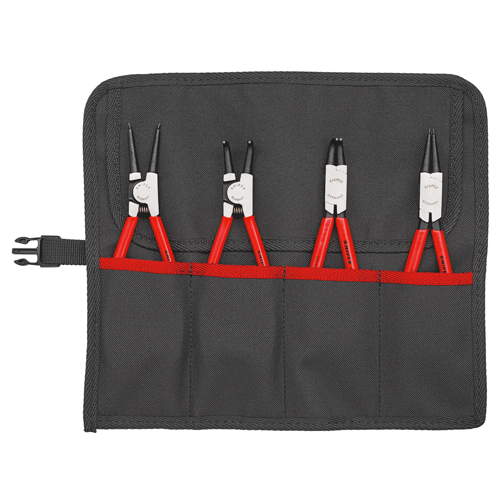 KNIPEX JGO DE PINZAS P/ANILLOSDE RETENCION 4PZS