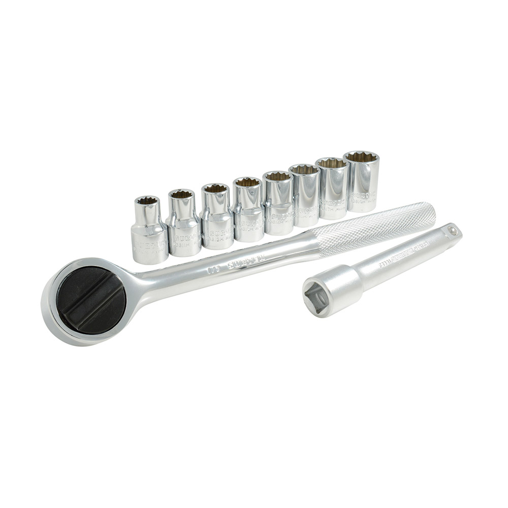 SURTEK JGO 1/2" MM DADOS Y ACC 14PZ