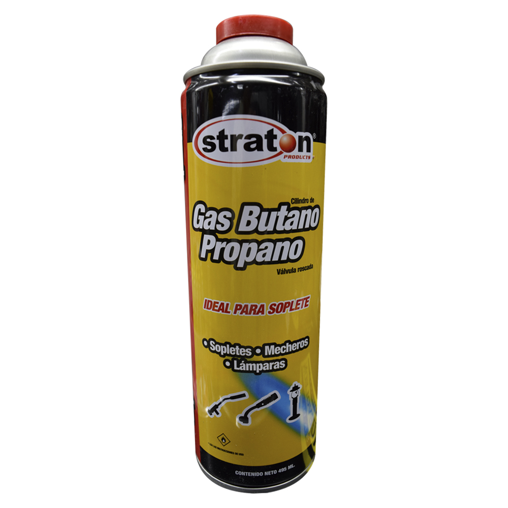 STRATON CILINDRO D/GAS        BUTANO-PR 495ML C/SOPL-MECH-RS