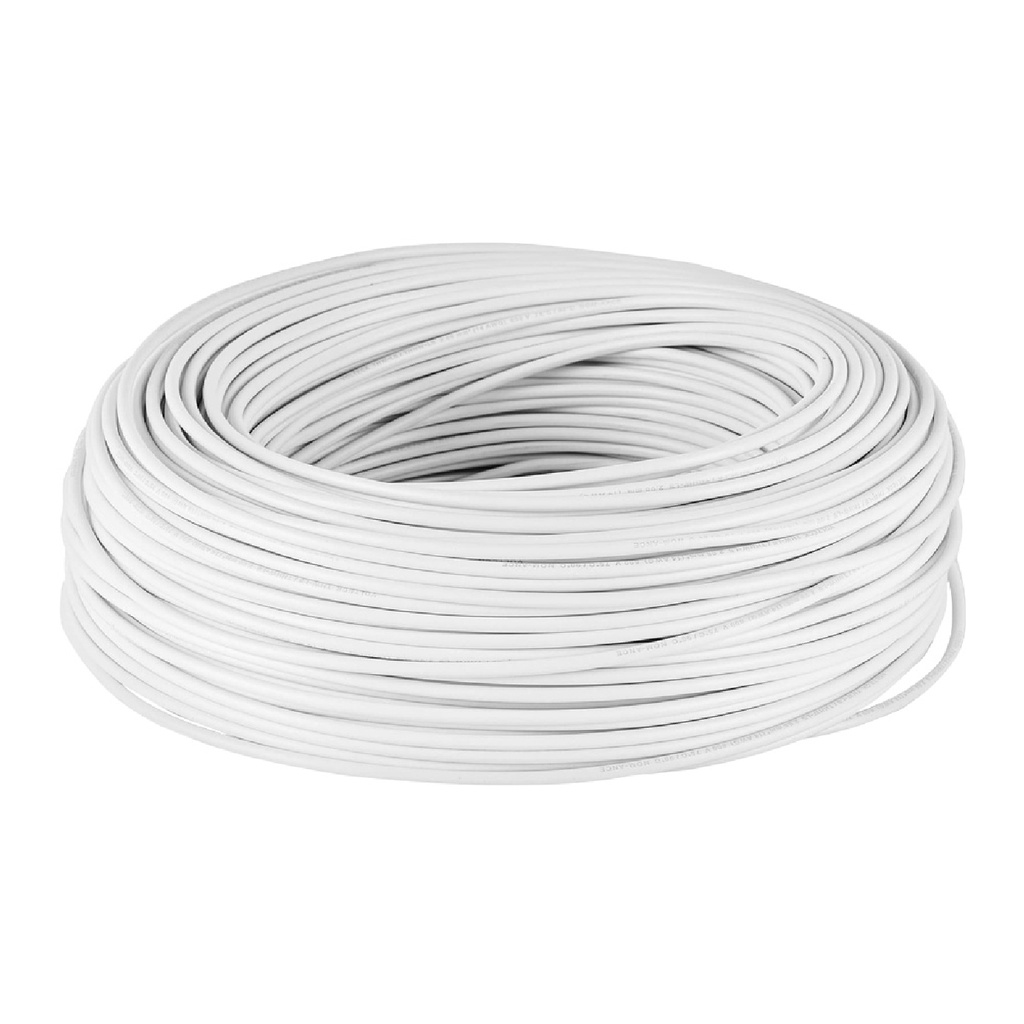 CABLE DE LUZ 100% COBRE BCO  #14 THW