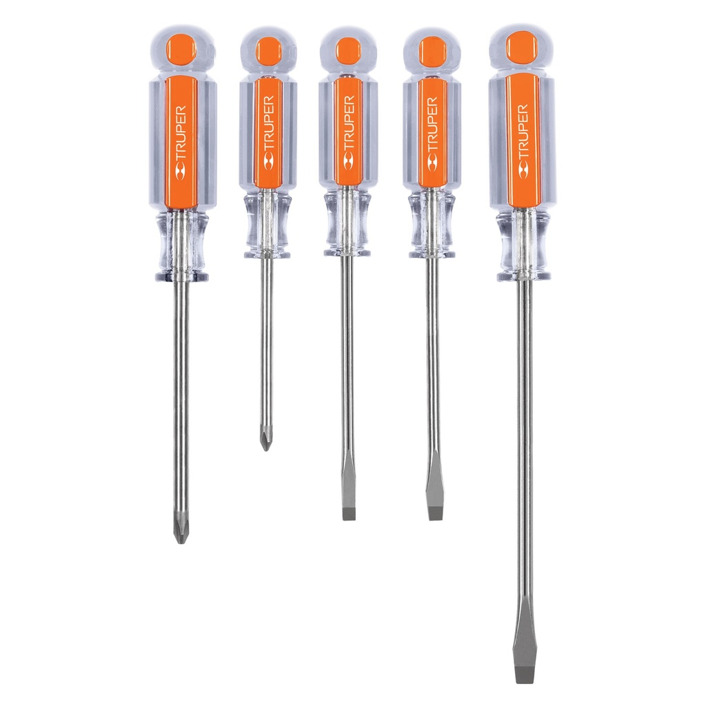 TRUPER DESARMADOR DTJ-5  MGO ACETATO 5PZA
