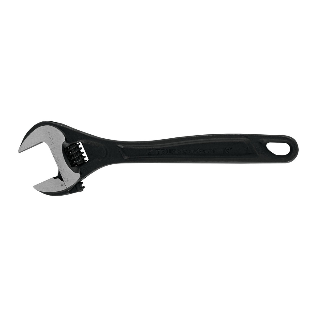 TRUPER LLAVE AJUSTABLE 12" 15503APERTURA 1-5/8" NEGRA