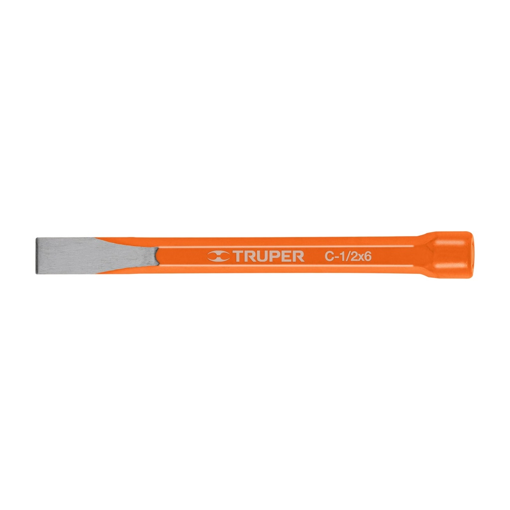 TRUPER CINCEL C-1/2X6" 2/2"X6" CABEZA GDE P/CONCRETO