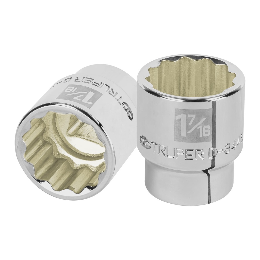 TRUPER DADO 3/4 STD 12PTA 1 7/16D-3446