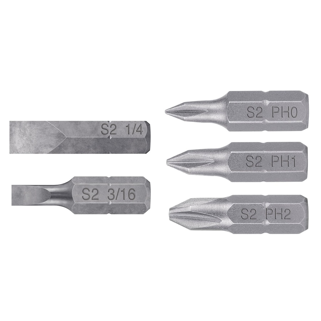 TRUPER JGO PUNTAS MIXTO 5PZ   1" COMBINADAS PUDE-1002