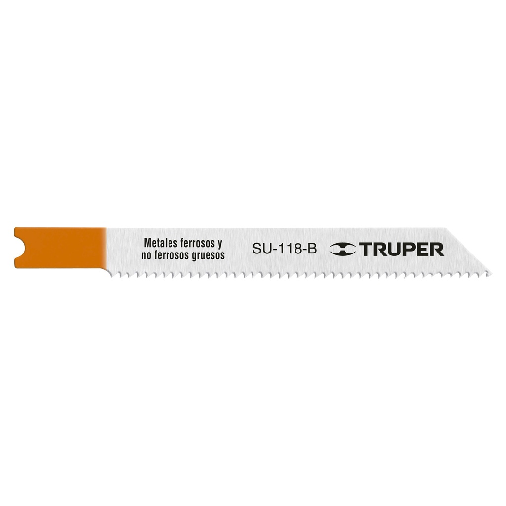TRUPER SEGUETA ZANCO "U" SU-118-B CORTE RECTO 5PZA