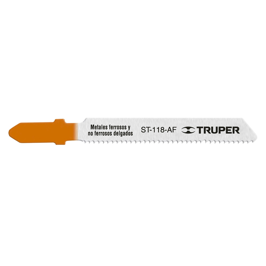 TRUPER SEGUETA ZANCO "T" ST-118-AF CORTE RECTO 5PZA