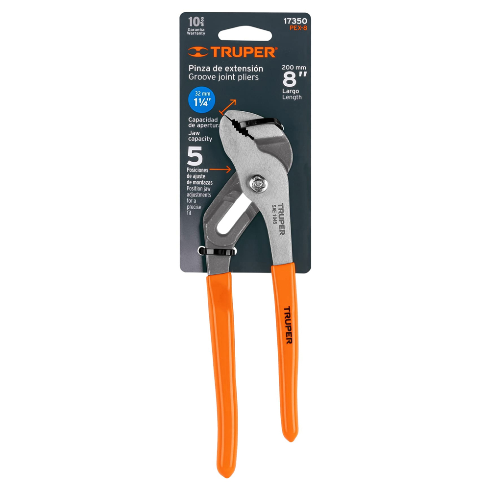 TRUPER PINZA D/EXTENSION      8" PEX-8