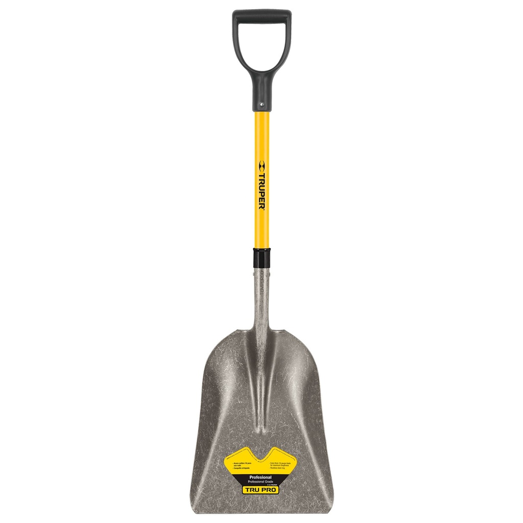 TRUPER PALA CARBONERA PCAY-F FIBRAVID 43 1/2 PUNO PLAST