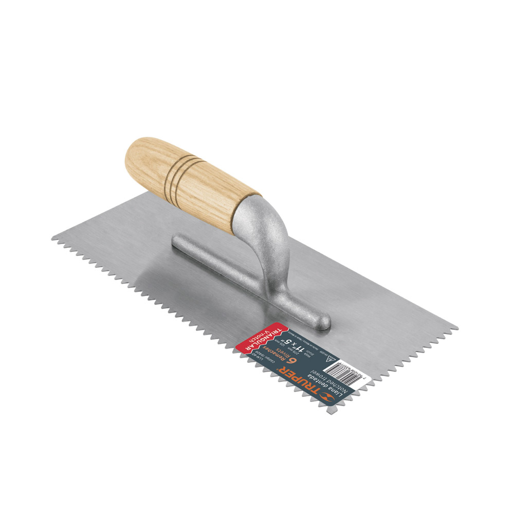 TRUPER LLANA CANTO DENT 11X5  6REMACHES TRIANG MGOMAD LLM-6D