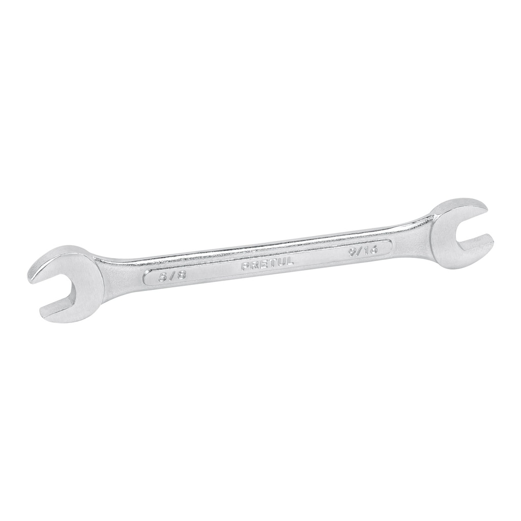 PRETUL LLAVE ESPANOLA 9/16X5/8" 21955CROMADA