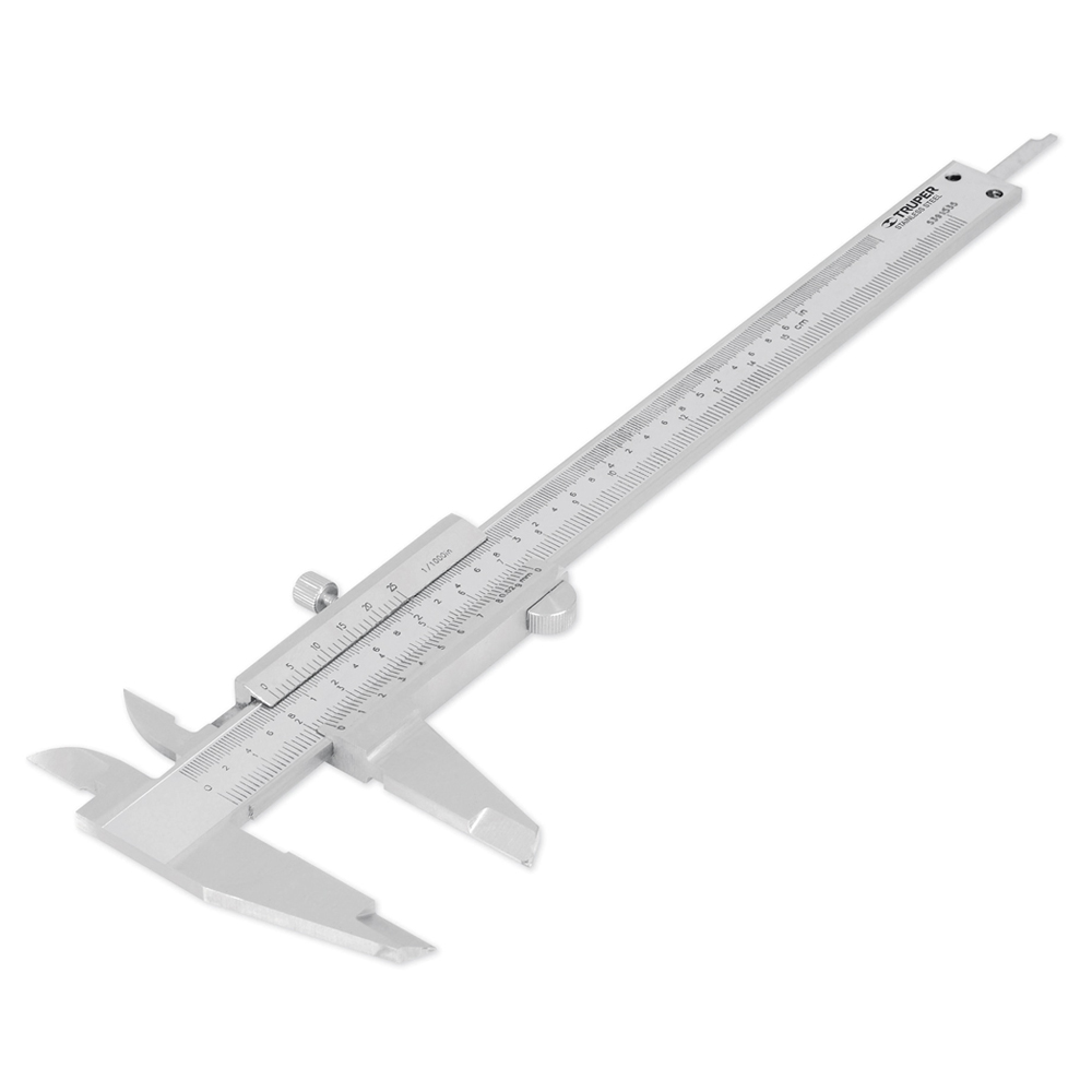 TRUPER CALIBRADOR CAL-6MP VERNIER ANALOGICO STD Y MM