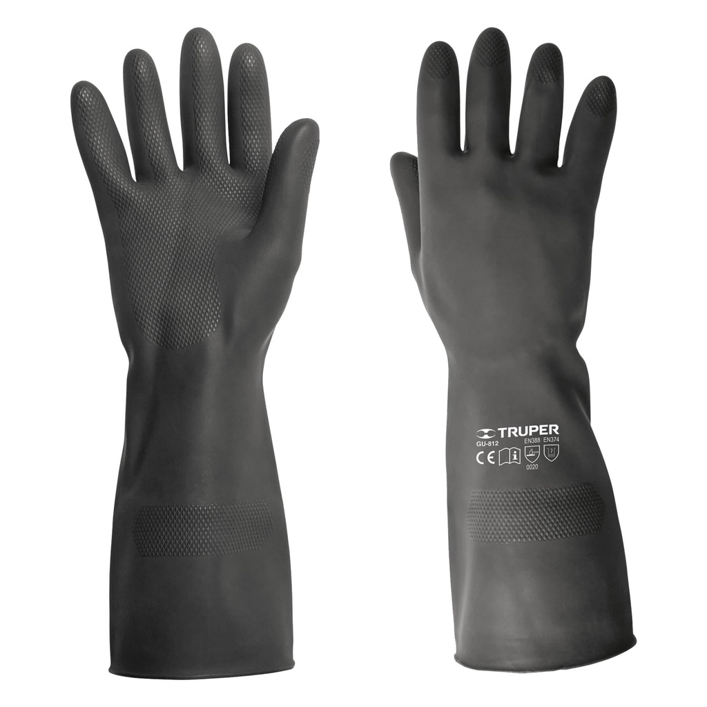 TRUPER GUANTE DE NEOPRENO     M P/MAJEO DE QUIMICOS GU-812