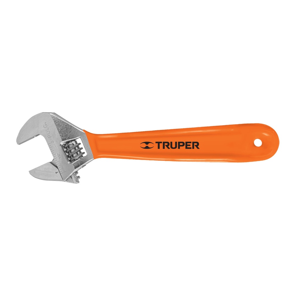 TRUPER LLAVE AJUSTABLE 8" 15510APERTURA 1" AISLADO