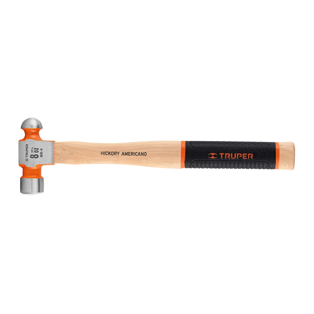 TRUPER MARTILLO D/BOLA MB-8 8OZ 1" MANGO 12.5" HICKORY