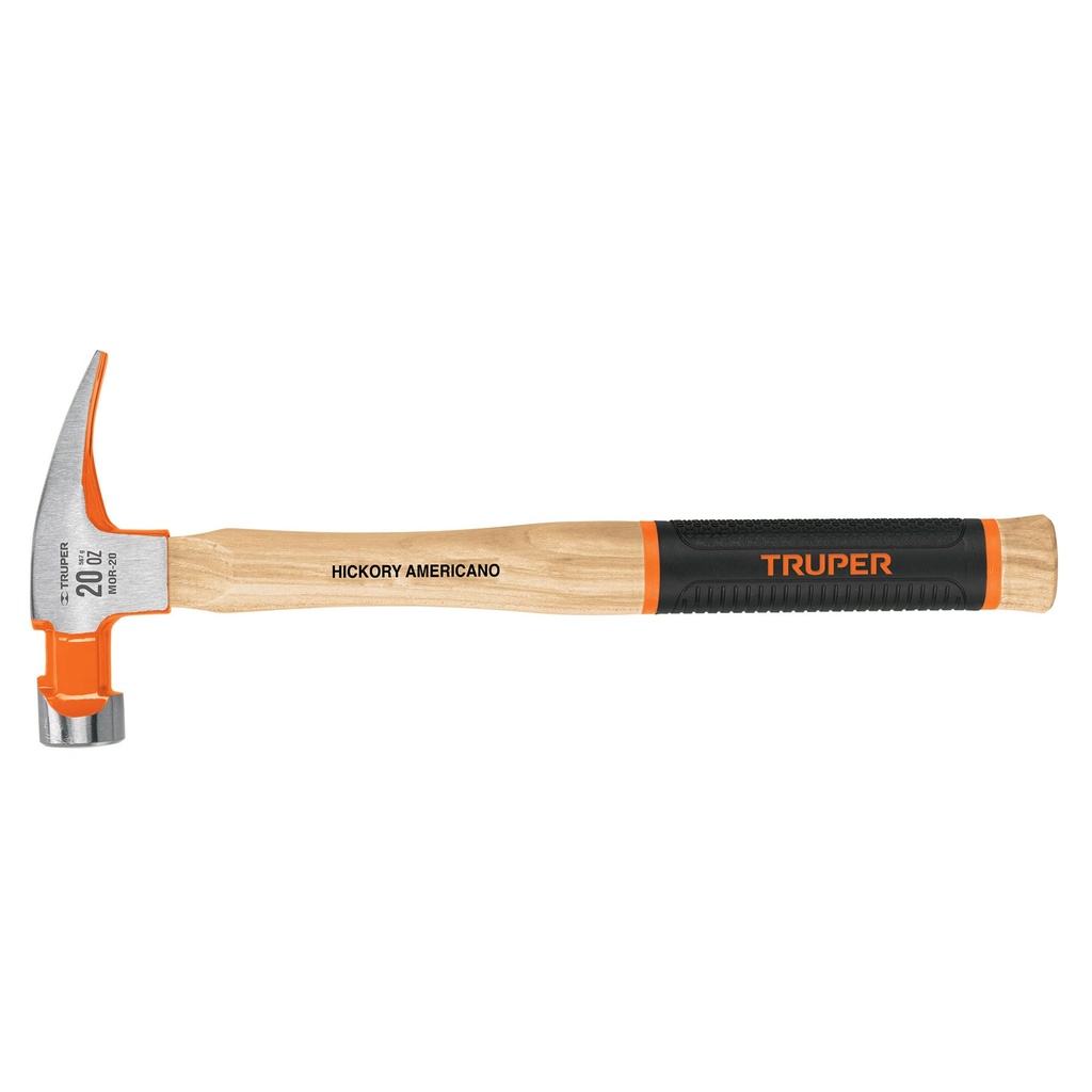 TRUPER MARTILLO UNA RECTA MOR-20 20OZ1 1/4 MGO 16 HICKORY