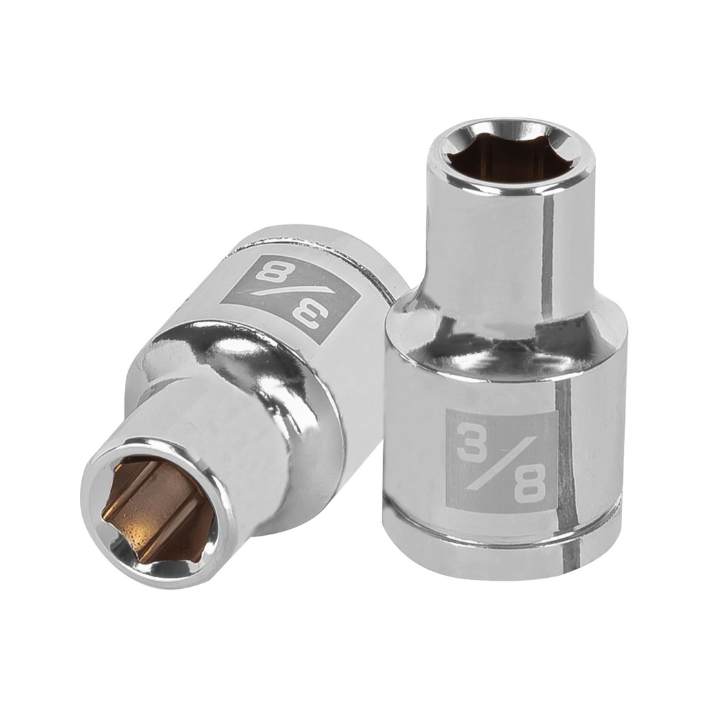 TRUPER DADO D-5412-H 3/8" CUADRO 1/2" 6 PUNTAS STD