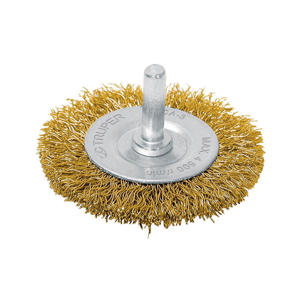 TRUPER CARDA CA-3 3" P/TALADRO CIRC ALAMBRE GRUESO ZANCO 1/4