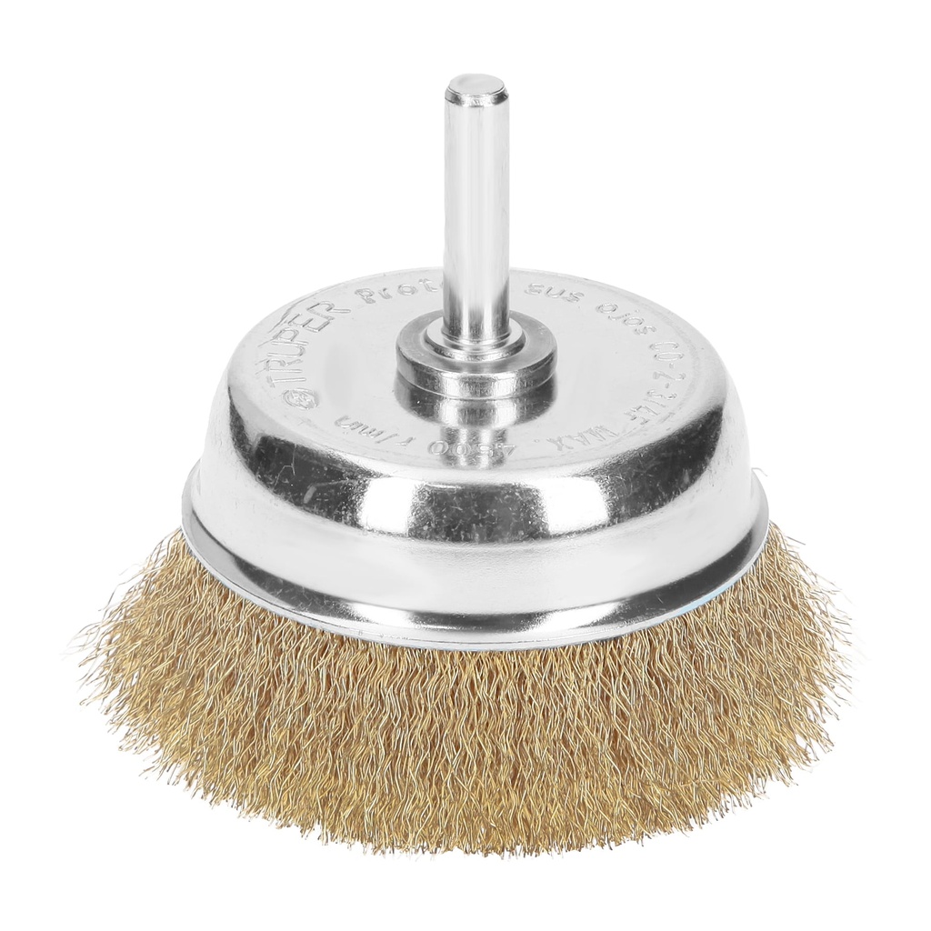 TRUPER CARDA CO-2-3/4F 2 3/4" COPA ALAMBRE FINO ZANCO 1/4