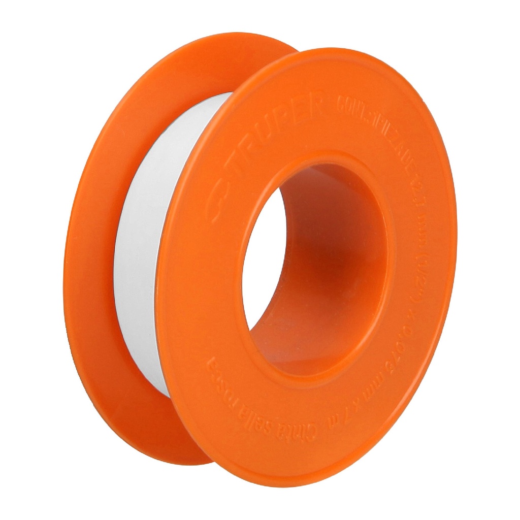 TRUPER CINTA TEFLON 12.7MMX   7MT (1/2") U.GRAL CTF-1/2