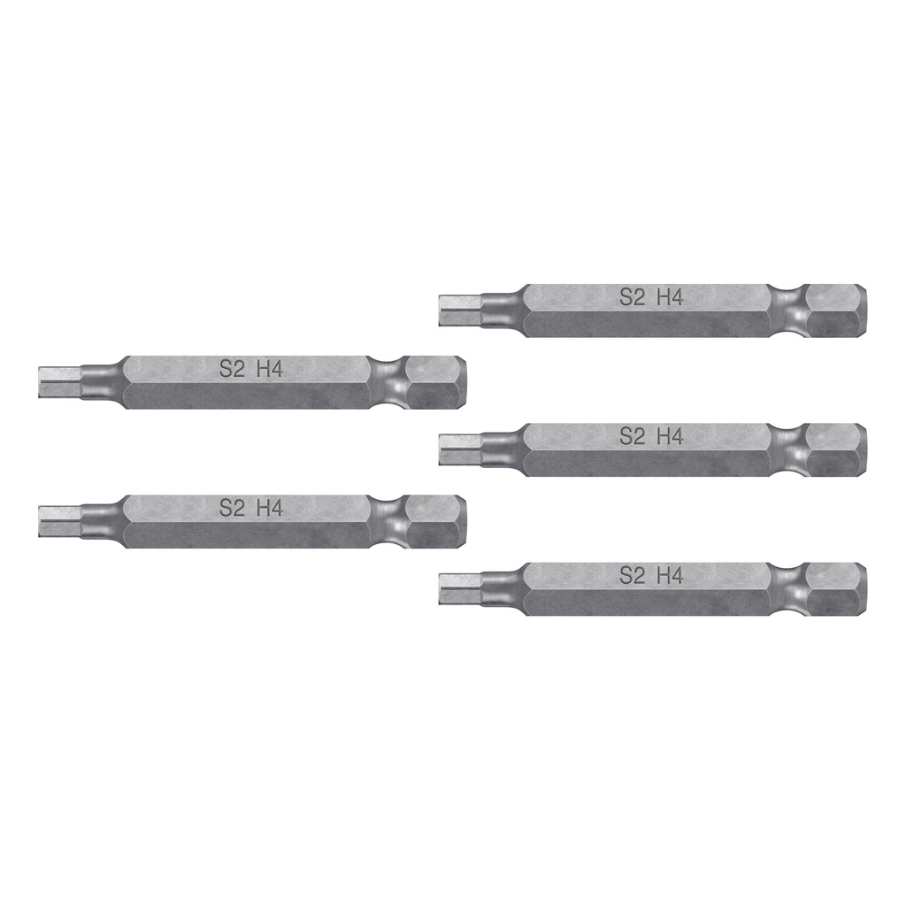 TRUPER JGO PUNTAS HEXAGONAL   5PZ 4MM 2" PUDE-7204