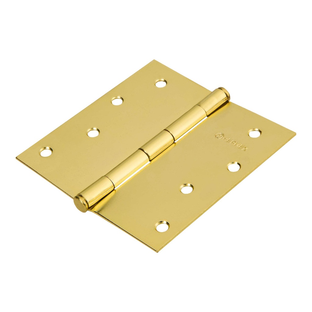 HERMEX BISAGRA CUADRADA 4"    LATONADA CAB PLANA BC-401PP
