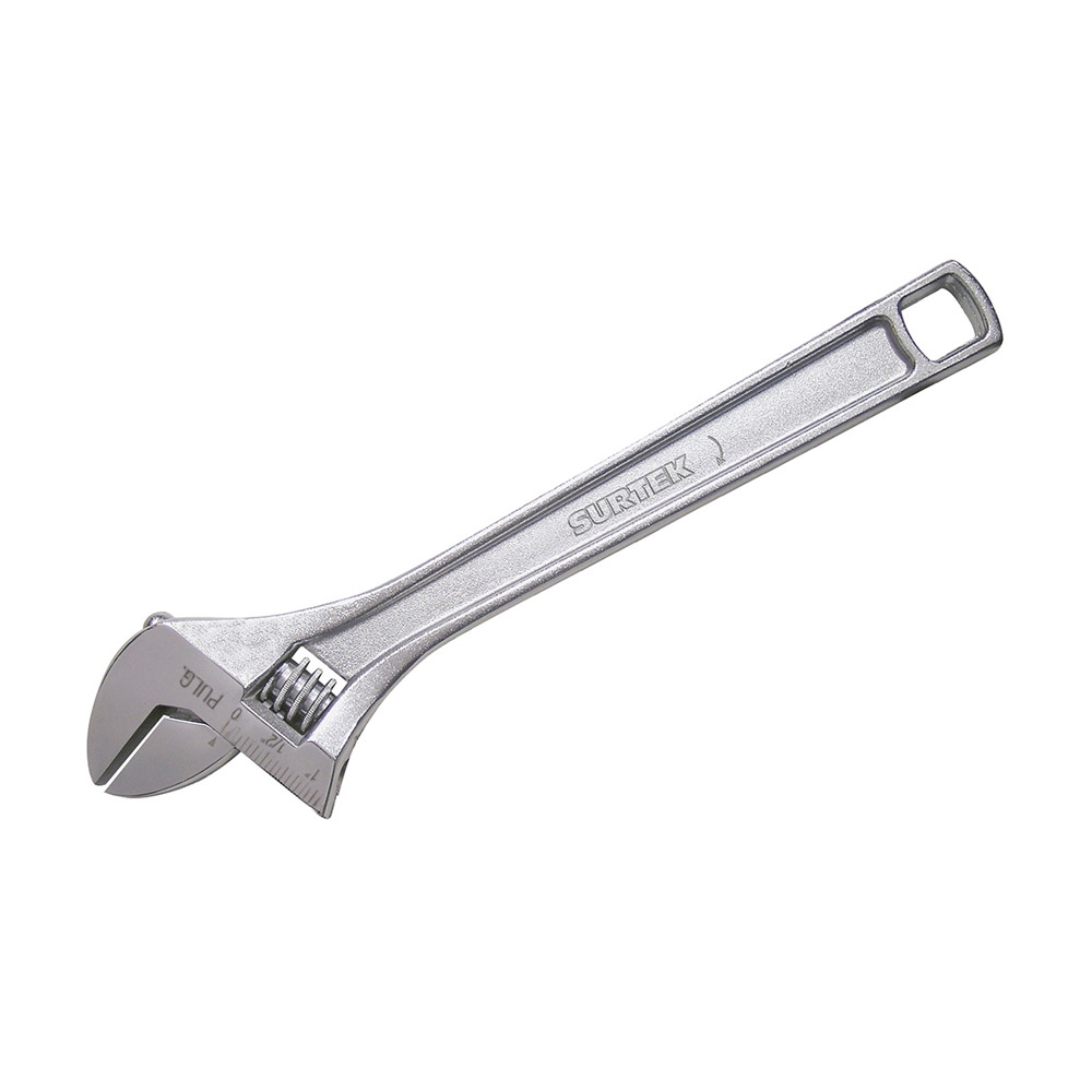 SURTEK LLAVE AJUSTABLE 8"  508APERTURA 1" CROMADA