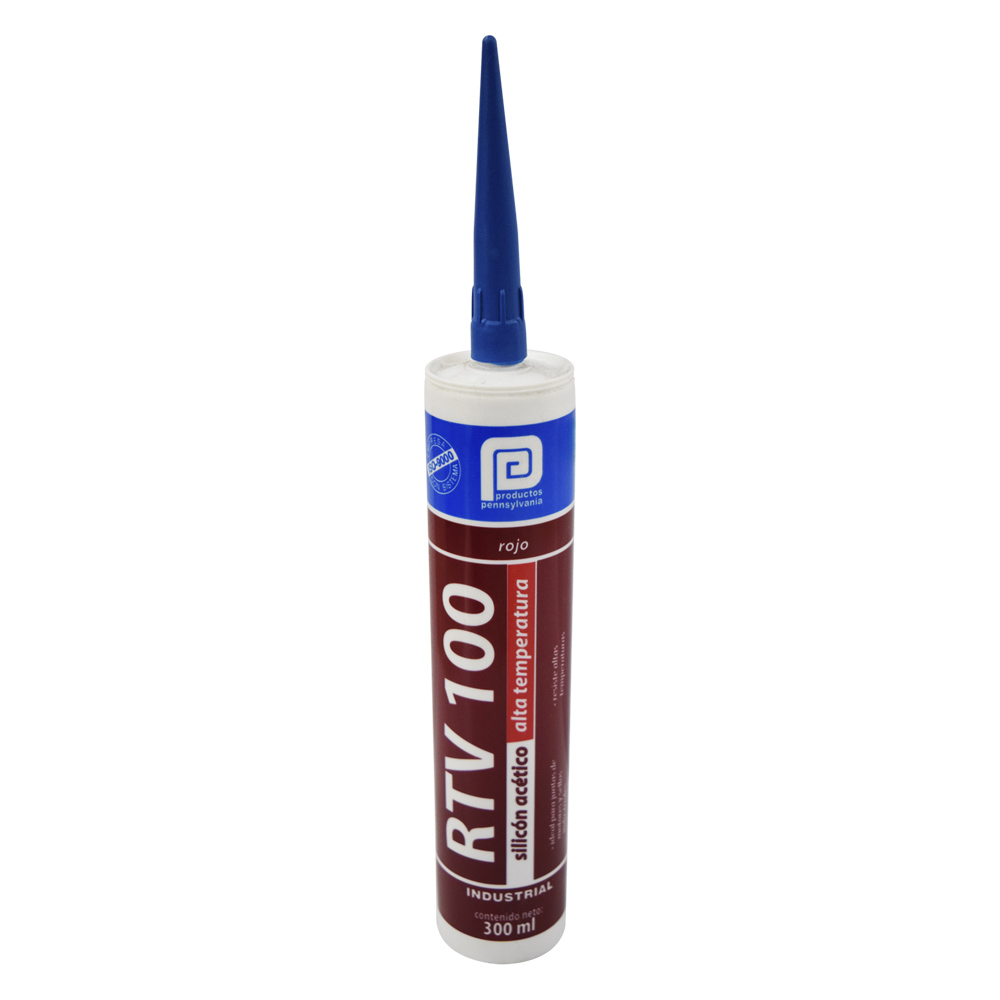 PENNSYLVANIA SILICON RTV100   300ML ROJO ALTA TEMP