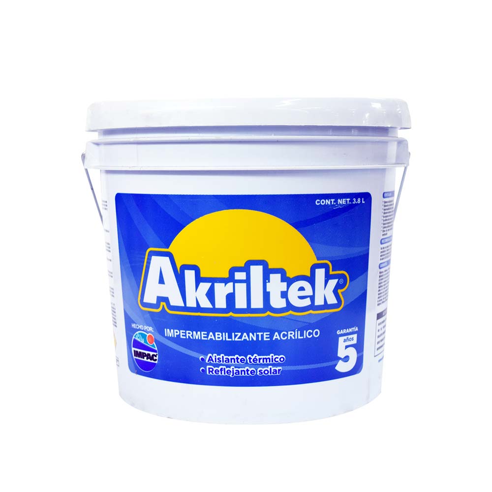 AKRILTEK IMPERMEABILIZANTE 5 ANOS 3.8L BLANCO