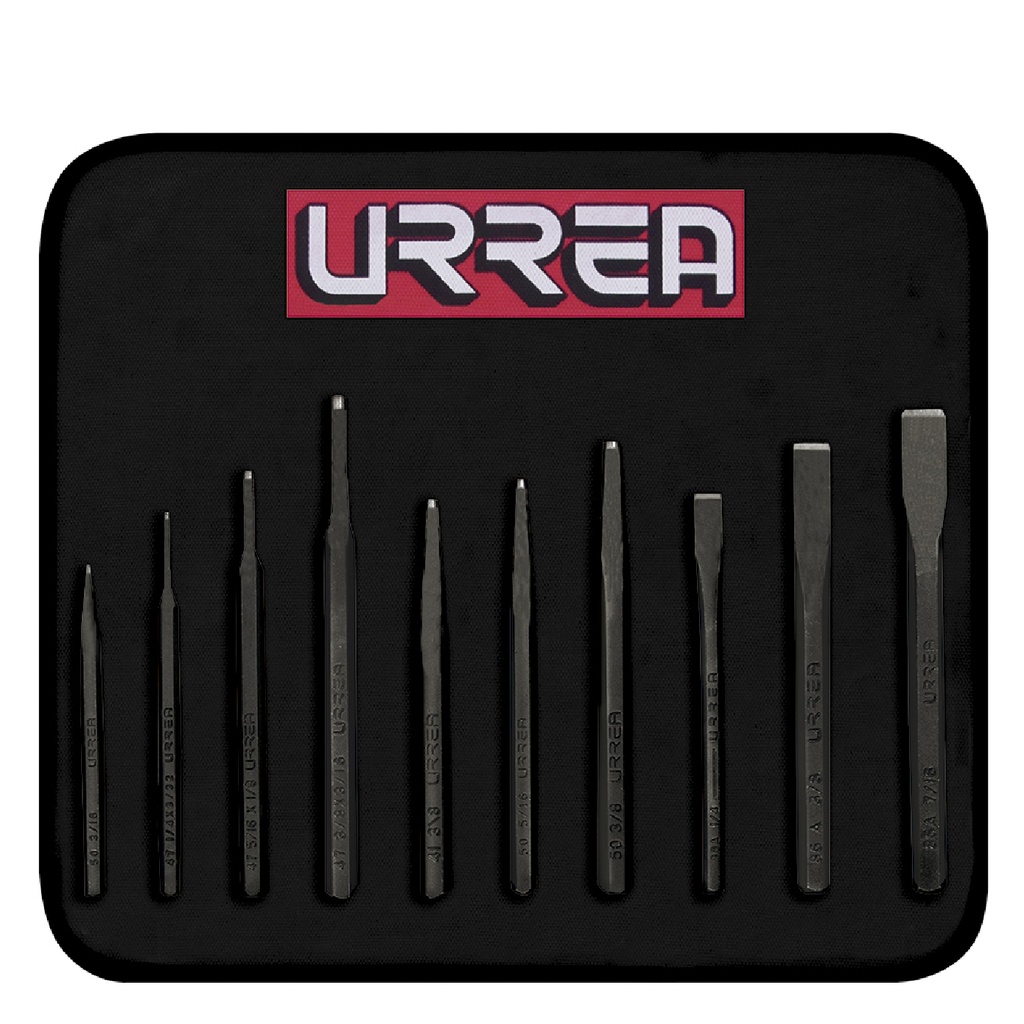 URREA JGO 10PZ PUNZON Y CINCEL NO.2