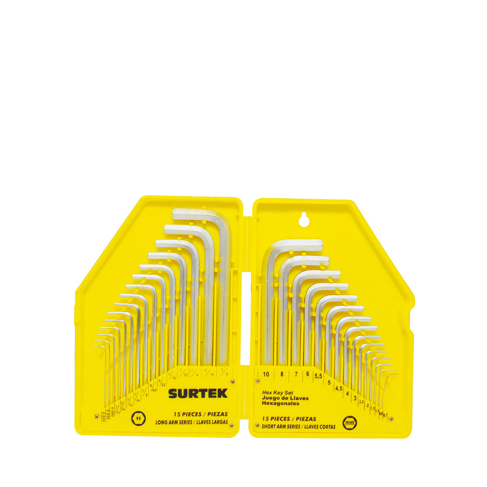 SURTEK LLAVE HEX COMB.STD.MM JGO/30PZS ALLF30