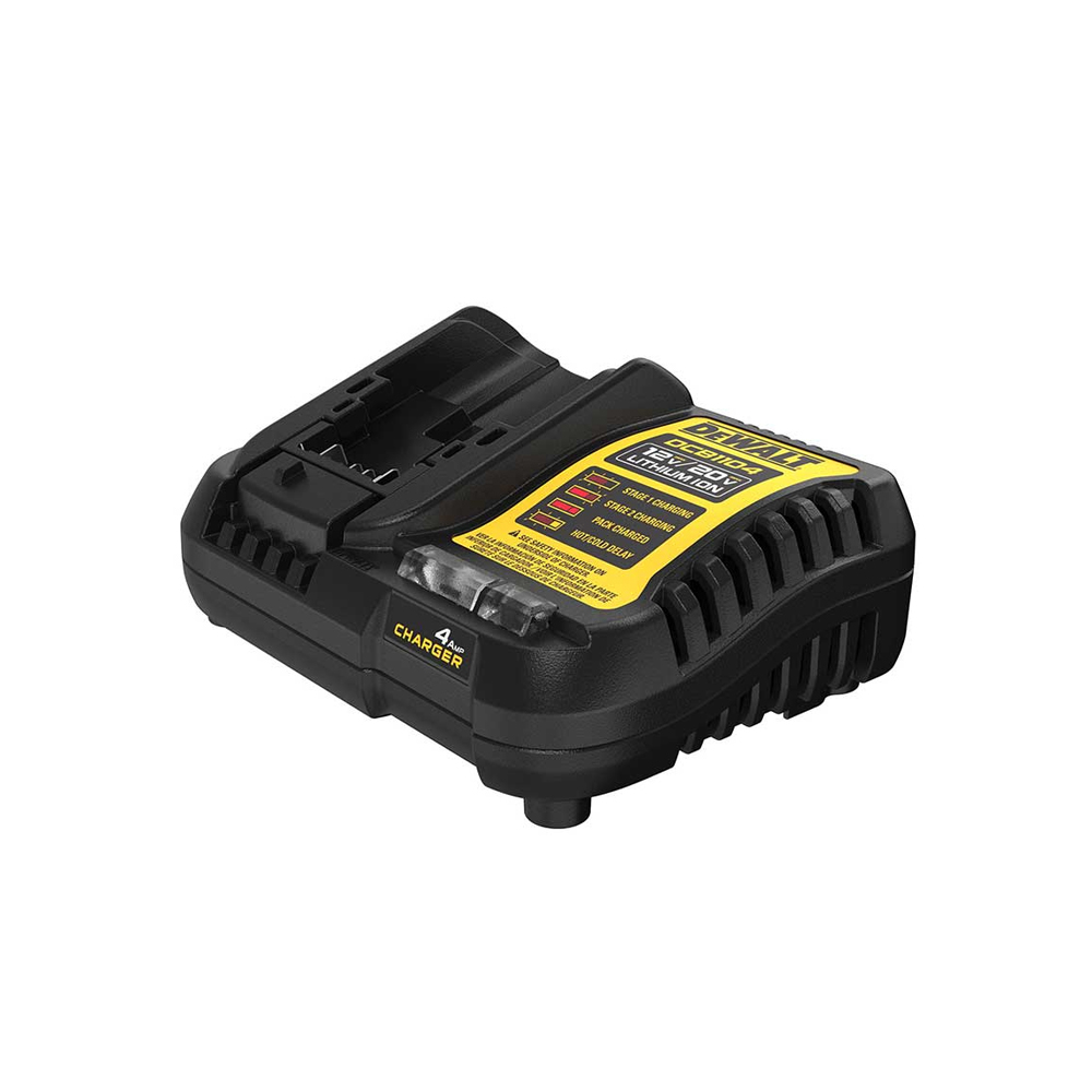 DEWALT CARGADOR MAXIMO DCB104 DE 20V C/4PUERTOS CARGA RAPIDA