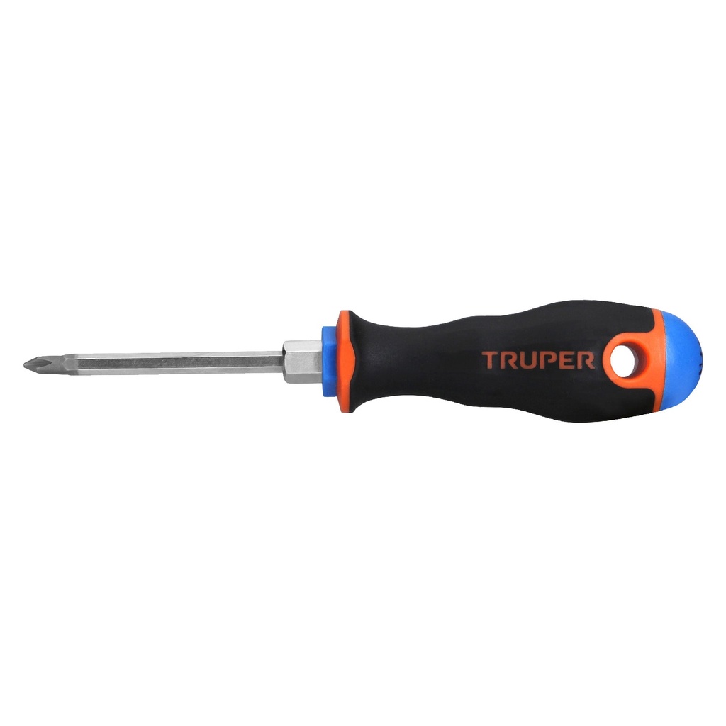 TRUPER DESARMADOR DE CRUZ DP-3/16X3BPUNTA FIJA MAGNETIZADA