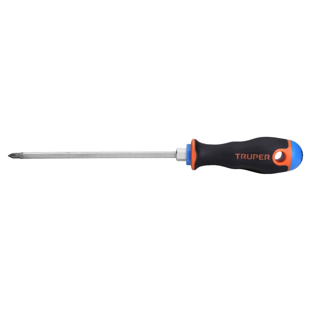 TRUPER DESARMADOR DE CRUZ DP-3/16X6BPUNTA FIJA MAGNETIZADA