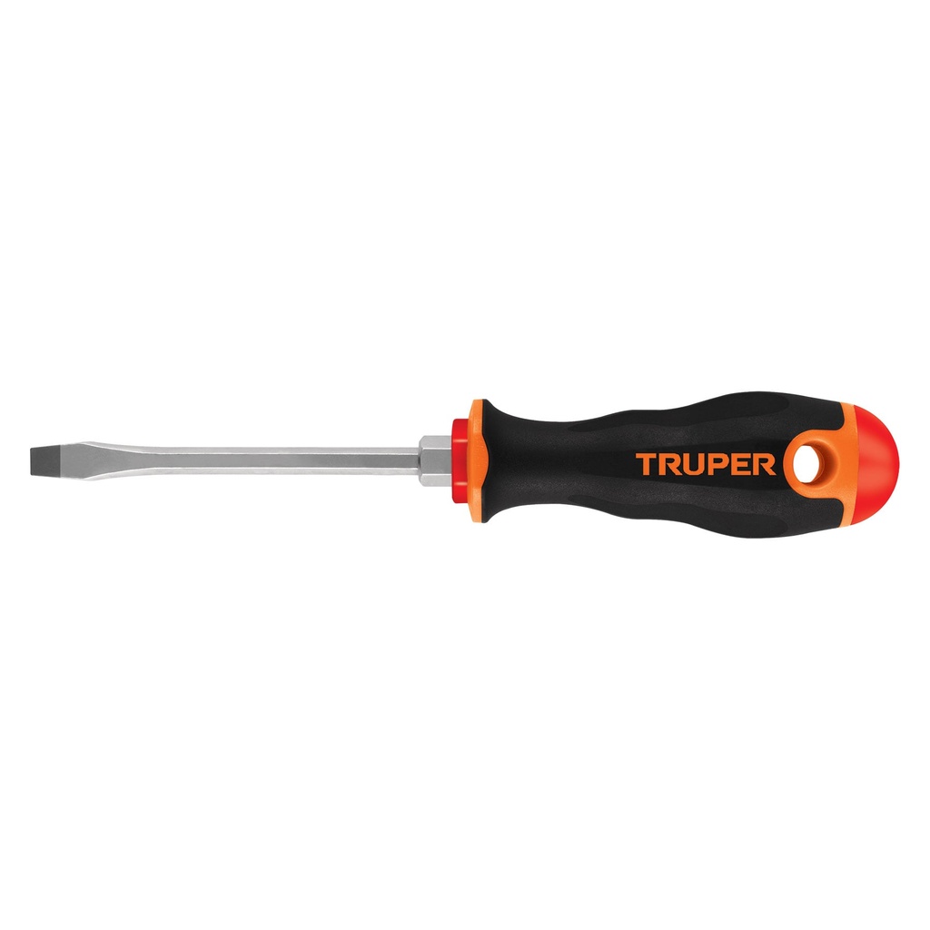 TRUPER DESARMADOR PLANO DR-1/4X4B PUNTA FIJA MAGNETIZADA