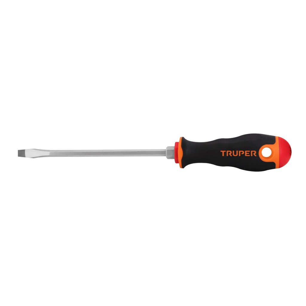 TRUPER DESARMADOR PLANO DR-1/4X6B PUNTA FIJA MAGNETIZADA