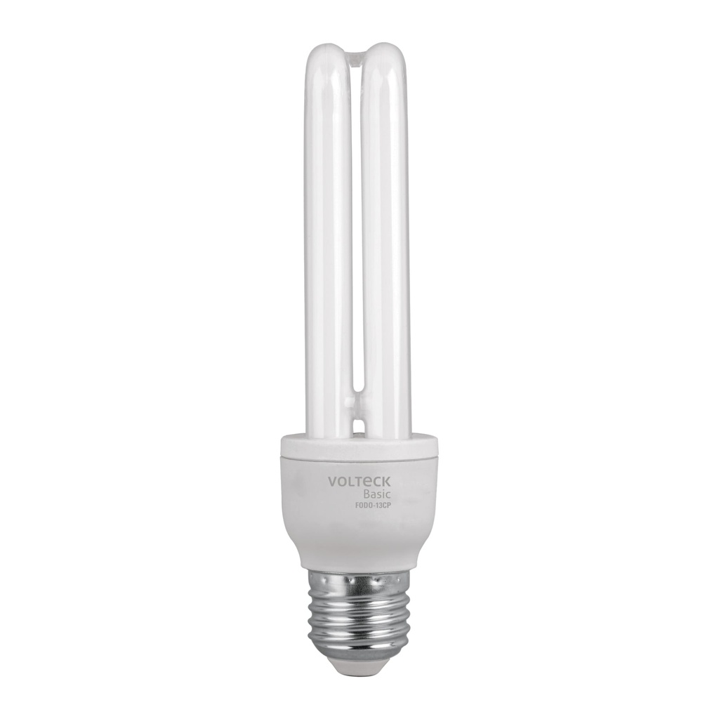 VOLTECK LAMPARA 13W LUZ       BLANCA DOBLE FODO-13CP