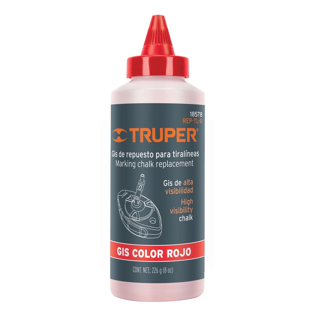 TRUPER GIS ROJO REP-TL-R  REPUESTO P/TIRALINEAS