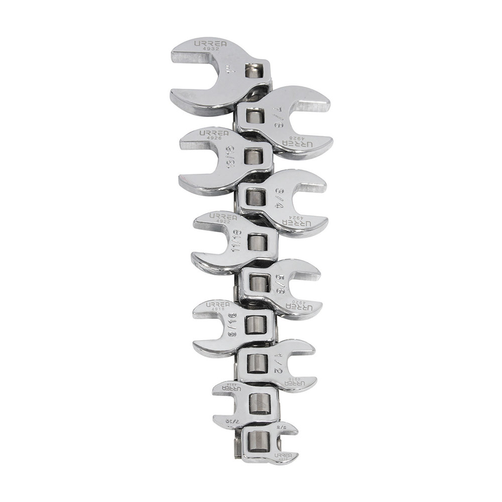 URREA JGO LLAVES PATA CUERVO  10PZ 3/8" STD