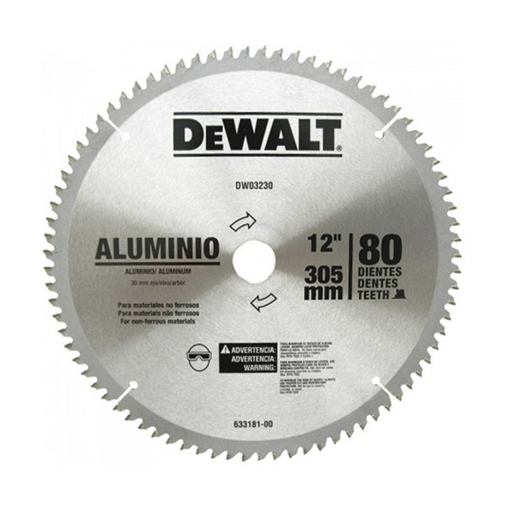 DEWALT DISCO P/SIERRA DW0323080 DTES 12" B&D