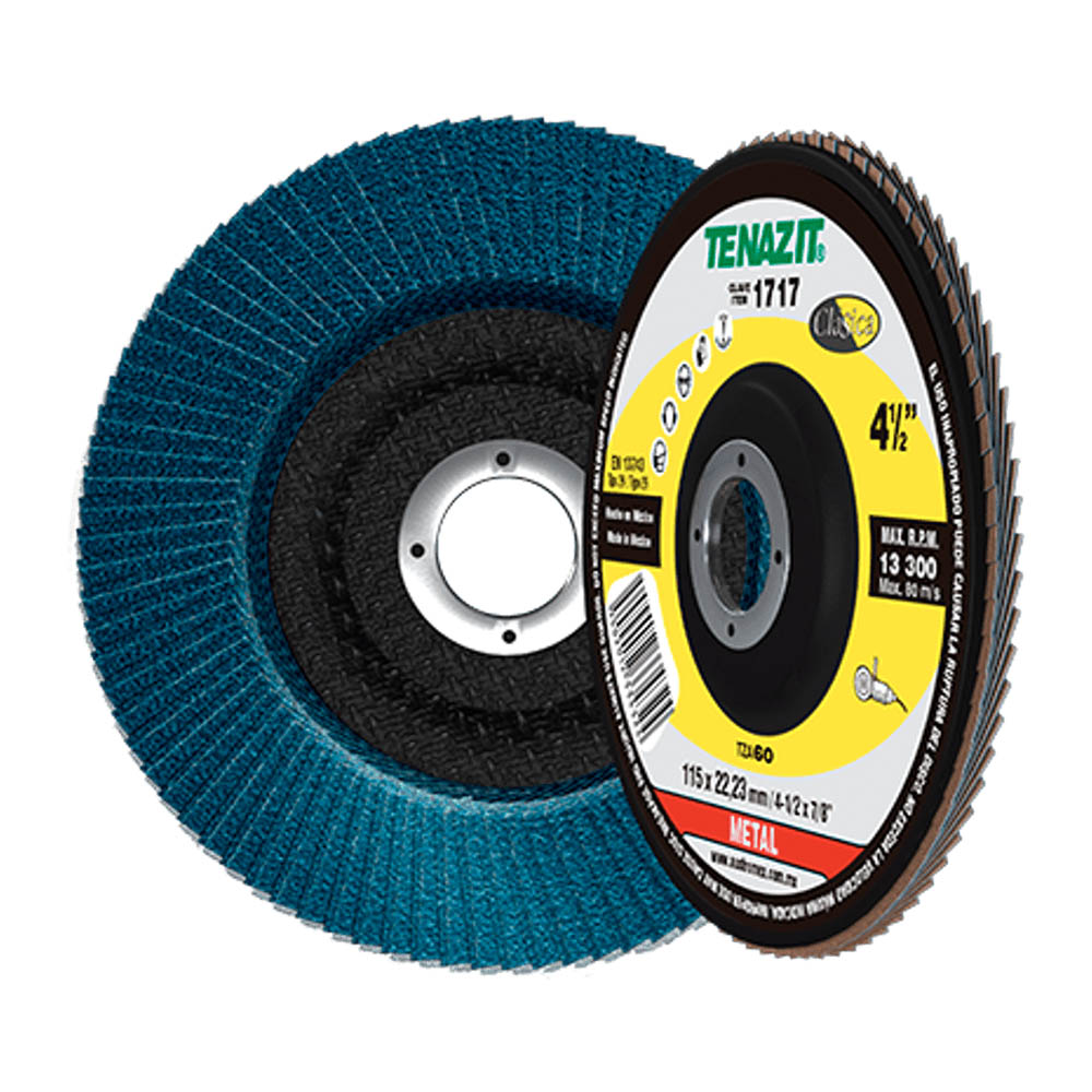 TENAZIT DISCO LAM TZA 4-1/2X7/8" G60 1717