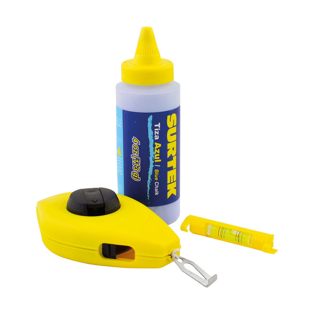 SURTEK JGO TIRALINEAS PLAS C/TIZA 4OZ