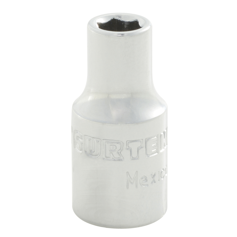 SURTEK DADO 1/4" MM 6 PTS 4MM